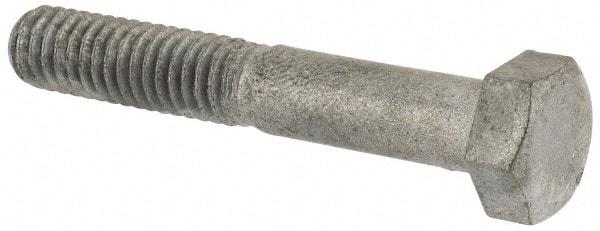 Value Collection - 5/16-18 Thread, 2" Length Under Head, Steel Hex Head Bolt - Hot Dipped Galvanized Coated, UNC Thread, ASTM A307, Grade 2 - Eagle Tool & Supply