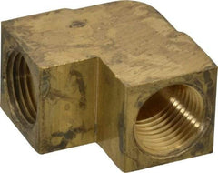 Cerro - 1/2 Female Thread, Brass Industrial Pipe 90° Female Elbow - FNPTF, 1,200 psi - Eagle Tool & Supply