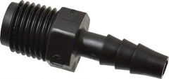NewAge Industries - 1/4" Barb, 1/4 NPT, Multiple Barbed Tube Connector - Polyethylene, Male - Eagle Tool & Supply