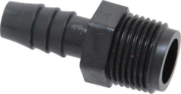 NewAge Industries - 3/8" Barb, 3/8 NPT, Multiple Barbed Tube Connector - Polyethylene, Male - Eagle Tool & Supply