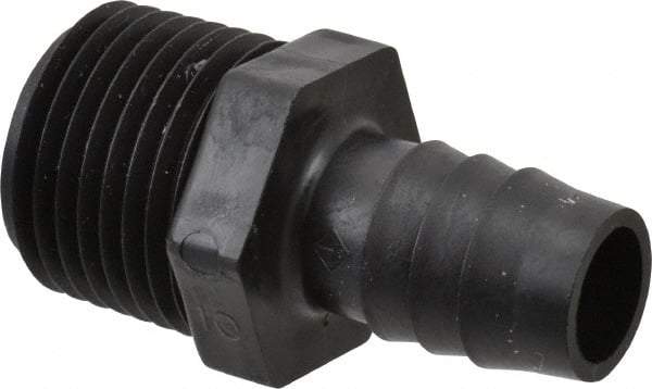NewAge Industries - 1/2" Barb, 1/2 NPT, Multiple Barbed Tube Connector - Polyethylene, Male - Eagle Tool & Supply
