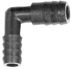 NewAge Industries - 1/2" Barb, Multiple Barbed Tube Union Elbow - Nylon - Eagle Tool & Supply