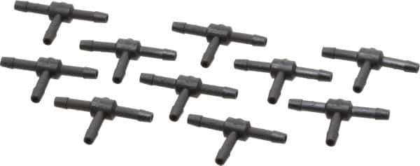 NewAge Industries - 1/8" Barb, Multiple Barbed Tube Union Tee - Polyethylene - Eagle Tool & Supply