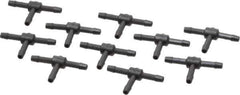 NewAge Industries - 1/8" Barb, Multiple Barbed Tube Union Tee - Polyethylene - Eagle Tool & Supply