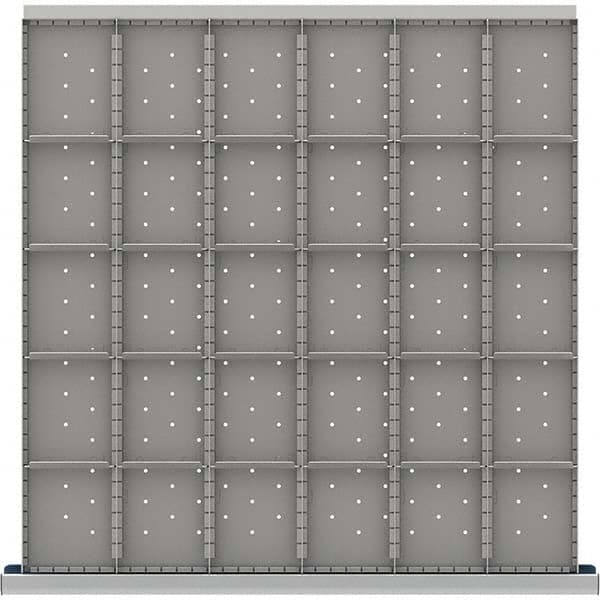 LISTA - 30-Compartment Drawer Divider Layout for 3.15" High Drawers - Eagle Tool & Supply