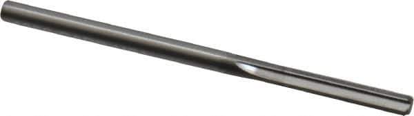Hertel - 0.128" Solid Carbide 4 Flute Chucking Reamer - Straight Flute, 0.128" Straight Shank, 5/8" Flute Length, 2-1/4" OAL - Eagle Tool & Supply