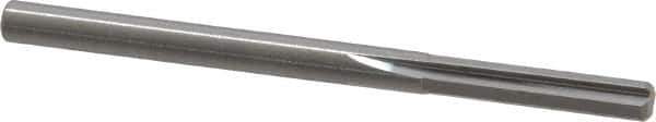 Hertel - 3/16" Solid Carbide 4 Flute Chucking Reamer - Straight Flute, 0.182" Straight Shank, 7/8" Flute Length, 2-3/4" OAL - Eagle Tool & Supply