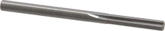Hertel - 3/16" Solid Carbide 4 Flute Chucking Reamer - Straight Flute, 0.182" Straight Shank, 7/8" Flute Length, 2-3/4" OAL - Eagle Tool & Supply