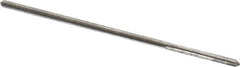 Hertel - 0.045" Solid Carbide 4 Flute Chucking Reamer - Straight Flute, 0.045" Straight Shank, 3/8" Flute Length, 1-1/2" OAL - Eagle Tool & Supply