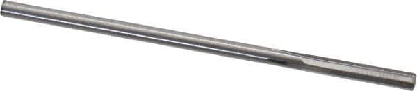 Hertel - 0.087" Solid Carbide 4 Flute Chucking Reamer - Straight Flute, 0.087" Straight Shank, 1/2" Flute Length, 2" OAL - Eagle Tool & Supply