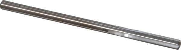 Hertel - 1/8" Solid Carbide 4 Flute Chucking Reamer - Straight Flute, 1/8" Straight Shank, 5/8" Flute Length, 2-1/4" OAL - Eagle Tool & Supply