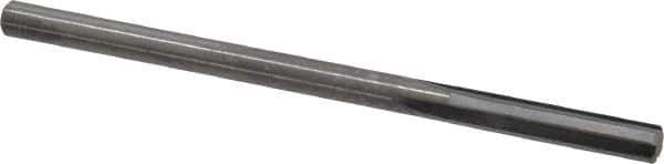 Hertel - 0.129" Solid Carbide 4 Flute Chucking Reamer - Straight Flute, 0.129" Straight Shank, 5/8" Flute Length, 2-1/4" OAL - Eagle Tool & Supply