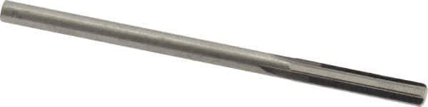 Hertel - 0.139" Solid Carbide 4 Flute Chucking Reamer - Straight Flute, 0.139" Straight Shank, 3/4" Flute Length, 2-1/2" OAL - Eagle Tool & Supply