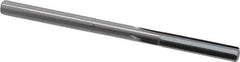 Hertel - 0.155" Solid Carbide 4 Flute Chucking Reamer - Straight Flute, 0.155" Straight Shank, 3/4" Flute Length, 2-1/2" OAL - Eagle Tool & Supply