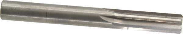 Hertel - 0.4" Solid Carbide 6 Flute Chucking Reamer - Straight Flute, 0.4" Straight Shank, 1-1/4" Flute Length, 3-1/2" OAL - Eagle Tool & Supply