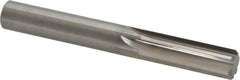 Hertel - 1/2" Solid Carbide 6 Flute Chucking Reamer - Straight Flute, Straight Shank, 1-1/2" Flute Length, 4" OAL - Eagle Tool & Supply