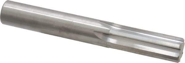 Hertel - 9/16" Solid Carbide Chucking Reamer - Straight Flute, Straight Shank, 1-1/2" Flute Length, 4" OAL - Eagle Tool & Supply