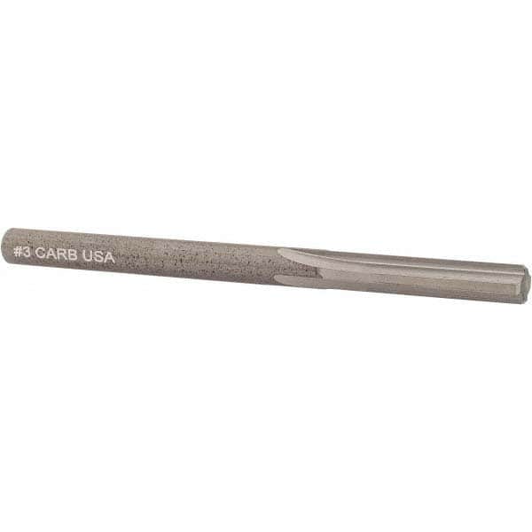 Hertel - #3 Solid Carbide 4 Flute Chucking Reamer - Eagle Tool & Supply