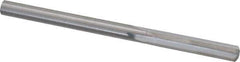 Hertel - #9 Solid Carbide 4 Flute Chucking Reamer - Straight Flute, Straight Shank, 1" Flute Length, 3" OAL - Eagle Tool & Supply