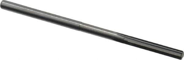 Hertel - #34 Solid Carbide 4 Flute Chucking Reamer - Straight Flute, Straight Shank, 5/8" Flute Length, 2-1/4" OAL - Eagle Tool & Supply