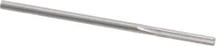 Hertel - #42 Solid Carbide 4 Flute Chucking Reamer - Straight Flute, Straight Shank, 1/2" Flute Length, 2" OAL - Eagle Tool & Supply