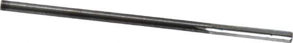 Hertel - #45 Solid Carbide 4 Flute Chucking Reamer - Straight Flute, Straight Shank, 1/2" Flute Length, 2" OAL - Eagle Tool & Supply
