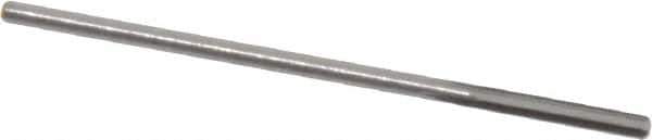Hertel - #53 Solid Carbide 4 Flute Chucking Reamer - Straight Flute, Straight Shank, 3/8" Flute Length, 1-1/2" OAL - Eagle Tool & Supply