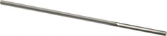 Hertel - #57 Solid Carbide 4 Flute Chucking Reamer - Straight Flute, Straight Shank, 3/8" Flute Length, 1-1/2" OAL - Eagle Tool & Supply
