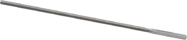 Hertel - #59 Solid Carbide 4 Flute Chucking Reamer - Straight Flute, Straight Shank, 1/4" Flute Length, 1-1/2" OAL - Eagle Tool & Supply