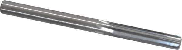 Hertel - Letter F Solid Carbide 6 Flute Chucking Reamer - Straight Flute, Straight Shank, 1-1/8" Flute Length, 3-1/4" OAL - Eagle Tool & Supply