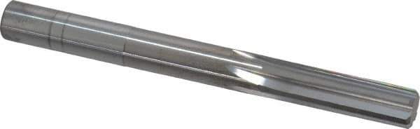 Hertel - Letter O Solid Carbide 6 Flute Chucking Reamer - Straight Flute, Straight Shank, 1-1/8" Flute Length, 3-1/4" OAL - Eagle Tool & Supply