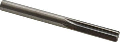 Hertel - Letter Q Solid Carbide 6 Flute Chucking Reamer - Straight Flute, Straight Shank, 1-1/4" Flute Length, 3-1/2" OAL - Eagle Tool & Supply