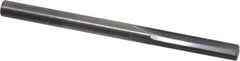 Hertel - 5.5mm Solid Carbide 4 Flute Chucking Reamer - Straight Flute, Straight Shank, 1" Flute Length, 3" OAL - Eagle Tool & Supply
