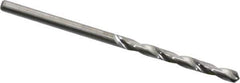 Hertel - 3/32" 118° Solid Carbide Jobber Drill - Bright Finish, Right Hand Cut, Spiral Flute, Straight Shank, 2" OAL, Standard Point - Eagle Tool & Supply