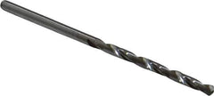 Hertel - #39 118° Solid Carbide Jobber Drill - Bright Finish, Right Hand Cut, Spiral Flute, Straight Shank, 2-1/4" OAL, Standard Point - Eagle Tool & Supply