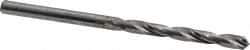 Hertel - 9/64" 118° Solid Carbide Jobber Drill - Bright Finish, Right Hand Cut, Spiral Flute, Straight Shank, 2-1/2" OAL, Standard Point - Eagle Tool & Supply