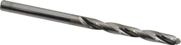 Hertel - #26 118° Solid Carbide Jobber Drill - Bright Finish, Right Hand Cut, Spiral Flute, Straight Shank, 2-1/2" OAL, Standard Point - Eagle Tool & Supply