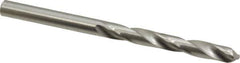 Hertel - #6 118° Solid Carbide Jobber Drill - Bright Finish, Right Hand Cut, Spiral Flute, Straight Shank, 3" OAL, Standard Point - Eagle Tool & Supply
