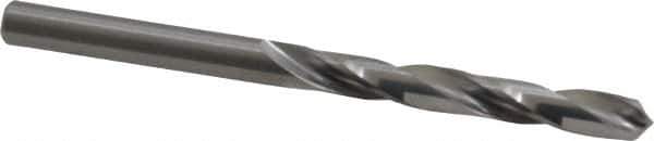 Hertel - #3 118° Solid Carbide Jobber Drill - Bright Finish, Right Hand Cut, Spiral Flute, Straight Shank, 3" OAL, Standard Point - Eagle Tool & Supply