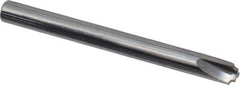Hertel - 1/32" Radius, 3/16" Mill Diam, 3 Flute Solid Carbide Corner Rounding End Mill - Single End, Uncoated, 1/8" Tip Diam, 2" OAL, 3/16" Shank Diam - Eagle Tool & Supply