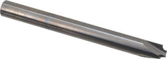 Hertel - 1/16" Radius, 1/4" Mill Diam, 3 Flute Solid Carbide Corner Rounding End Mill - Single End, Uncoated, 1/8" Tip Diam, 2-1/2" OAL, 1/4" Shank Diam - Eagle Tool & Supply