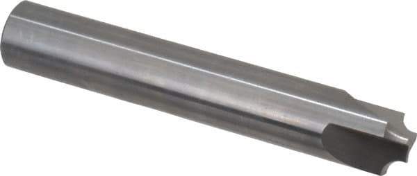 Hertel - 1/8" Radius, 1/2" Mill Diam, 3 Flute Solid Carbide Corner Rounding End Mill - Single End, Uncoated, 1/4" Tip Diam, 3" OAL, 1/2" Shank Diam - Eagle Tool & Supply