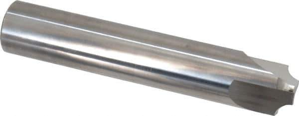 Hertel - 3/16" Radius, 3/4" Mill Diam, 3 Flute Solid Carbide Corner Rounding End Mill - Single End, Uncoated, 3/8" Tip Diam, 4" OAL, 3/4" Shank Diam - Eagle Tool & Supply