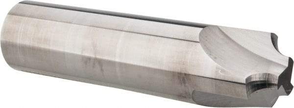 Hertel - 1/4" Radius, 1" Mill Diam, 3 Flute Solid Carbide Corner Rounding End Mill - Single End, Uncoated, 1/2" Tip Diam, 4" OAL, 1" Shank Diam - Eagle Tool & Supply