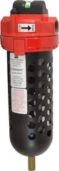 RTI Eliminizer - 1/2" 60 CFM Air Dryer/Filter Unit - Polycarbonate, 11-1/2" High x 3-3/4" Diam - Eagle Tool & Supply