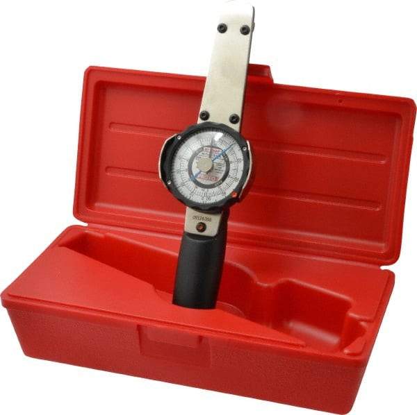 Proto - 3/8" Drive Dial Torque Wrench - 70 N/m Torque, 10-1/2" OAL, Fixed Head - Eagle Tool & Supply