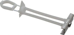 Toggler - 3/8" Screw, 6" Long, 3/8 to 2-1/2" Thick, Toggle Bolt Drywall & Hollow Wall Anchor - 3/8 - 16" Thread, 3/4" Drill, Uncoated, Stainless Steel, Grade 304, Use in Drywall - Eagle Tool & Supply