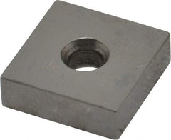 Mitutoyo - 0.3" Square Steel Gage Block - Accuracy Grade 0, Includes Certificate of Inspection - Eagle Tool & Supply