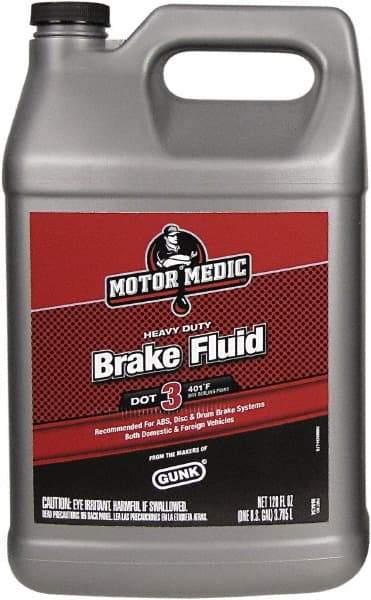 Motor Medic - 1 Gal Super Heavy Duty Brake Fluid - DOT 3 Transportation - Eagle Tool & Supply