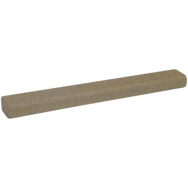 Norton - 10" Long x 1-5/16" Wide x 3/4" Thick, Aluminum Oxide Sharpening Stone - Flat Stone, Coarse Grade - Eagle Tool & Supply